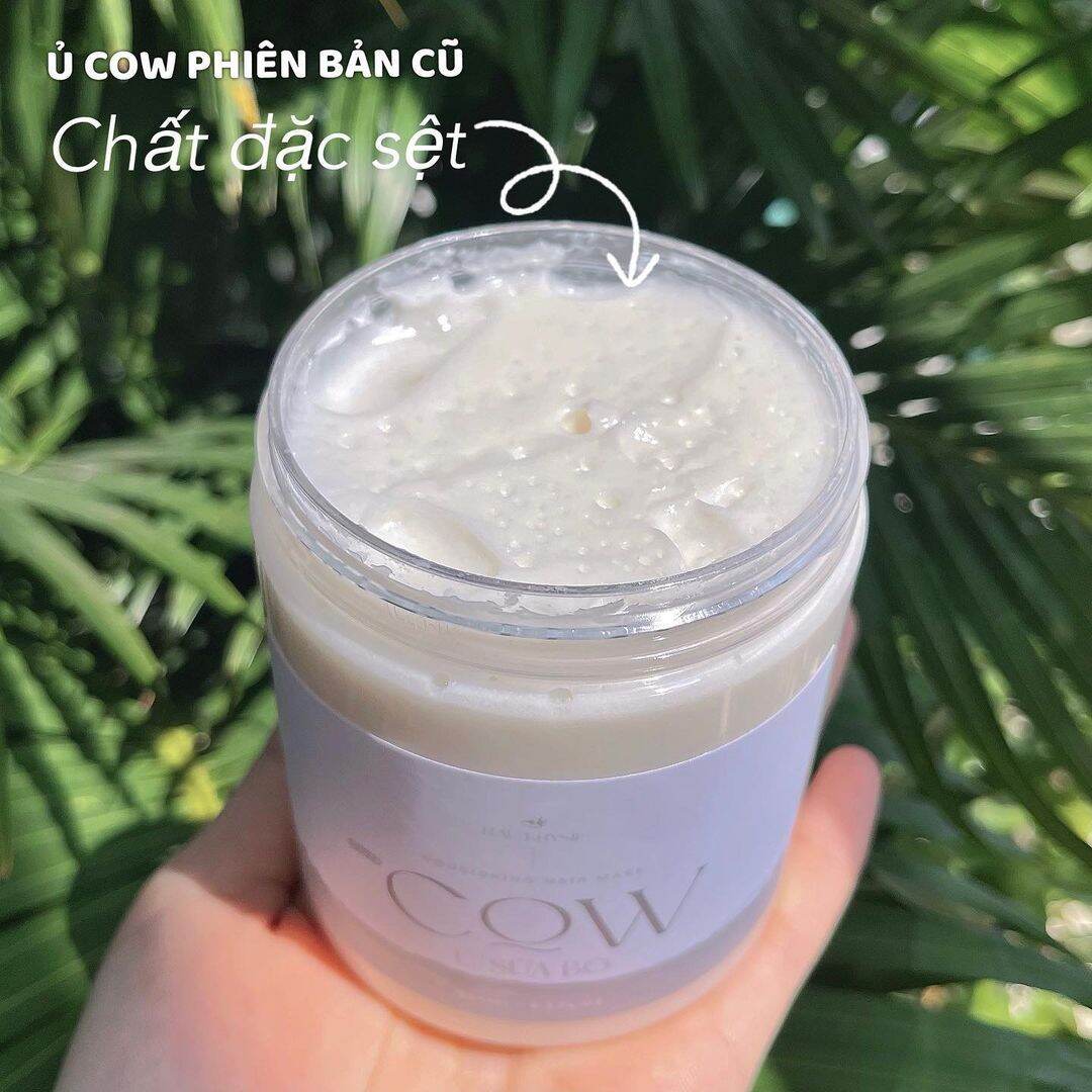 [MUA 1 TẶNG 1] Ủ TÓC COW (kem ủ/xả sữa bò) [New] _ Tặng 1 mũ chùm tóc