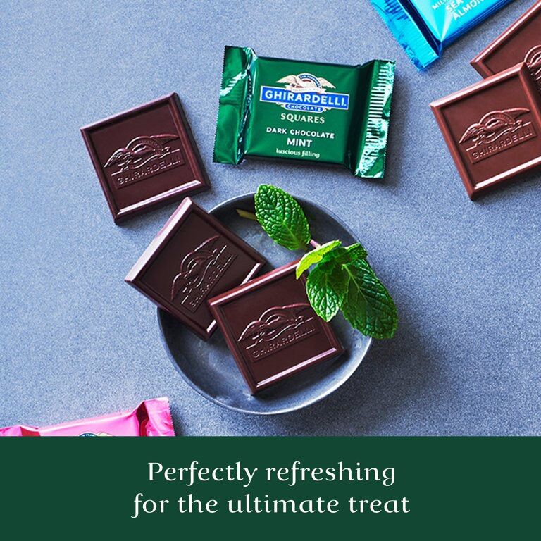 Chocolate cao cấp GHIRARDELLI Dark Chocolate Mint , 151g