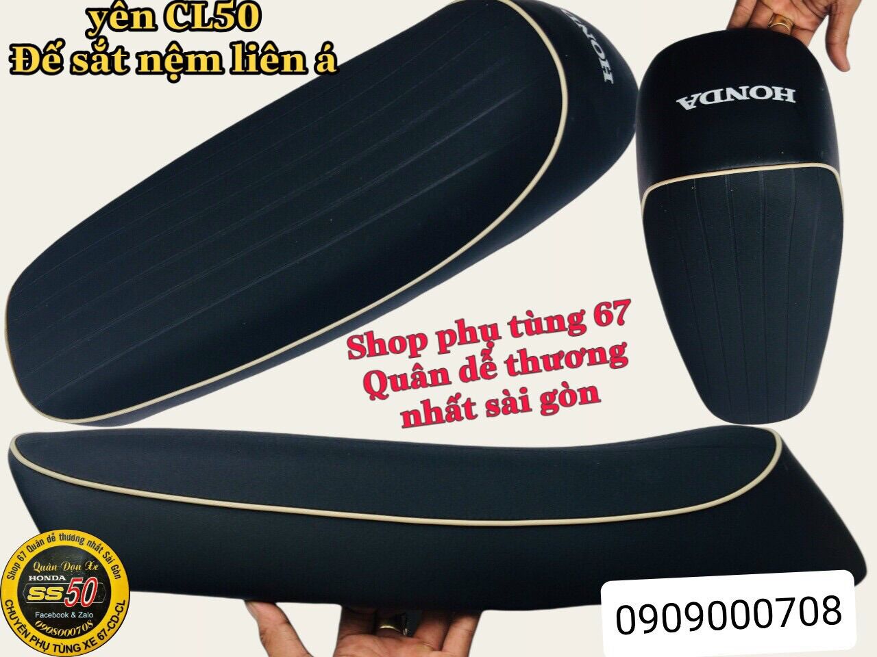 Yên cl50 đế sắt nệm liên á