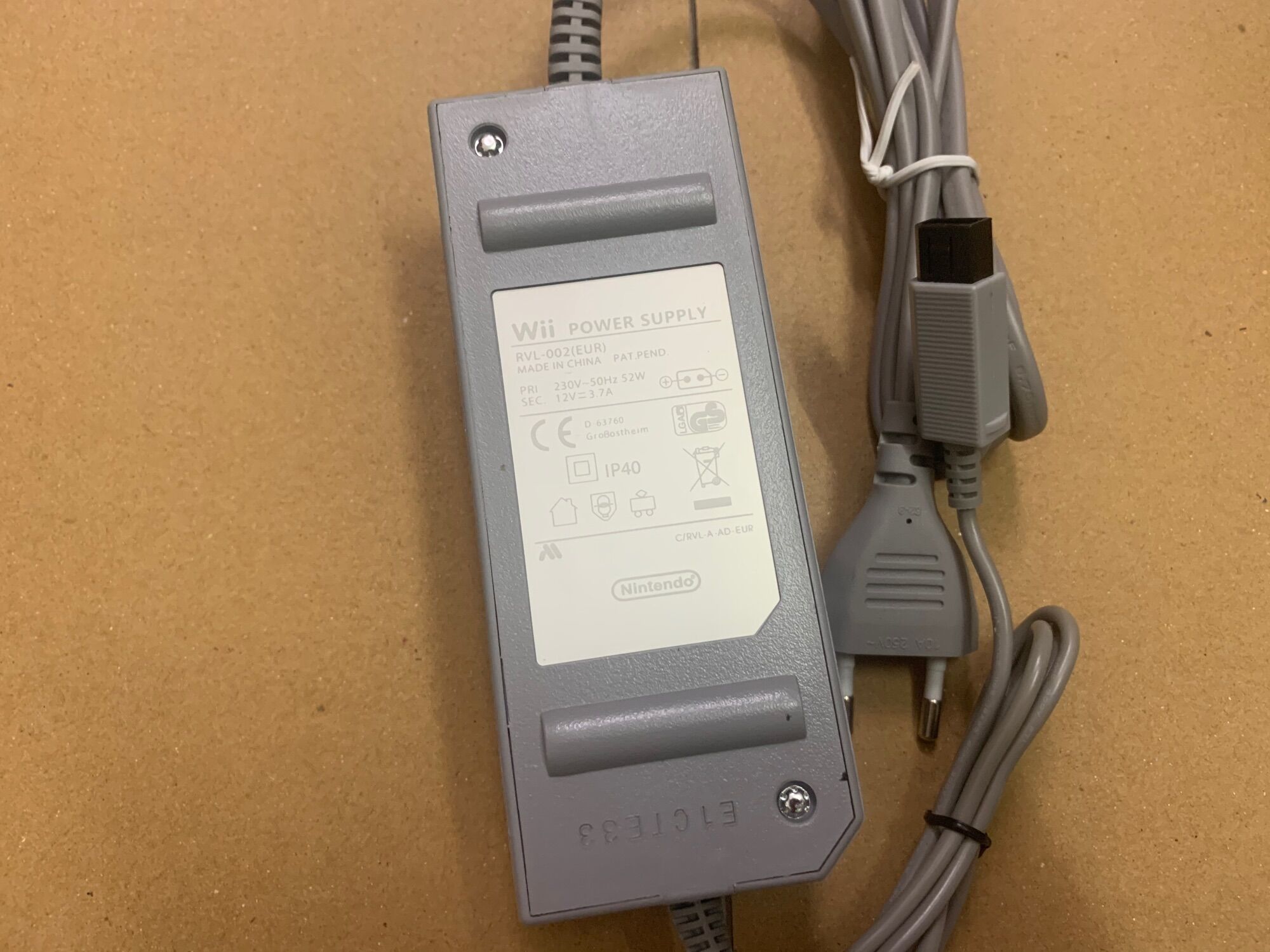 Củ nguồn Nintendo Wii 220v xịn dành cho nintendo WII chính hãng bóc máy dây sạc Wii cục nguồn 220v