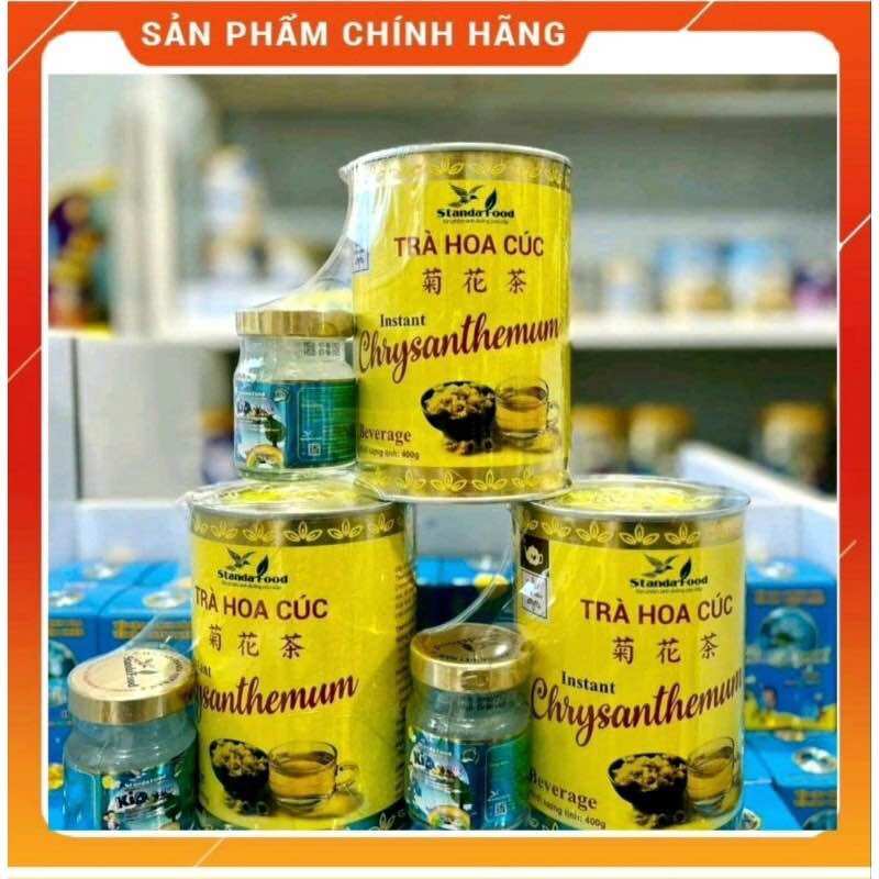Trà hoa cúc stands food thượng hạng hộp 400g thanh nhiệt lợi sữa (mua 1hộp tặng 1hũ Yến)