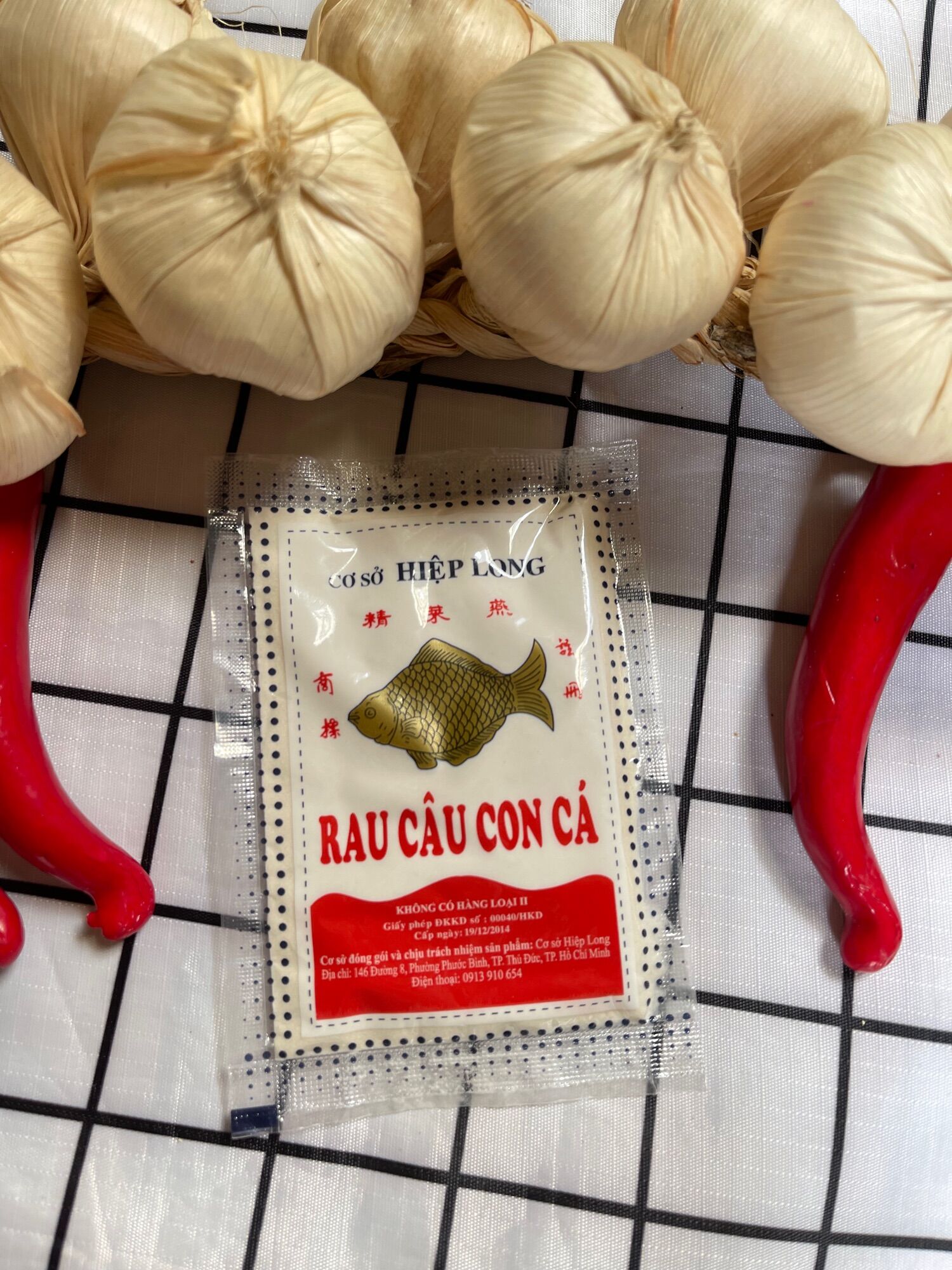 Bột rau câu con cá giòn hiệp long 25gram