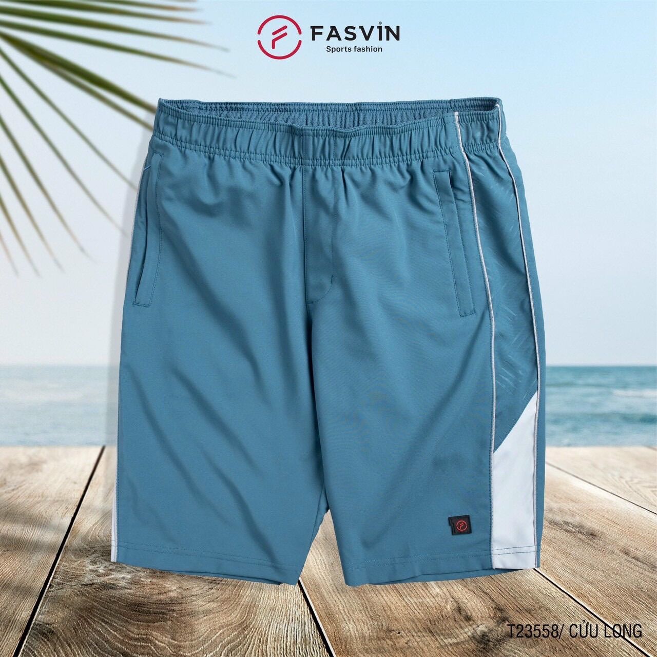 Quần ngố nam, quần lửng nam fasvin t23558 vải gió co giãn mềm mát