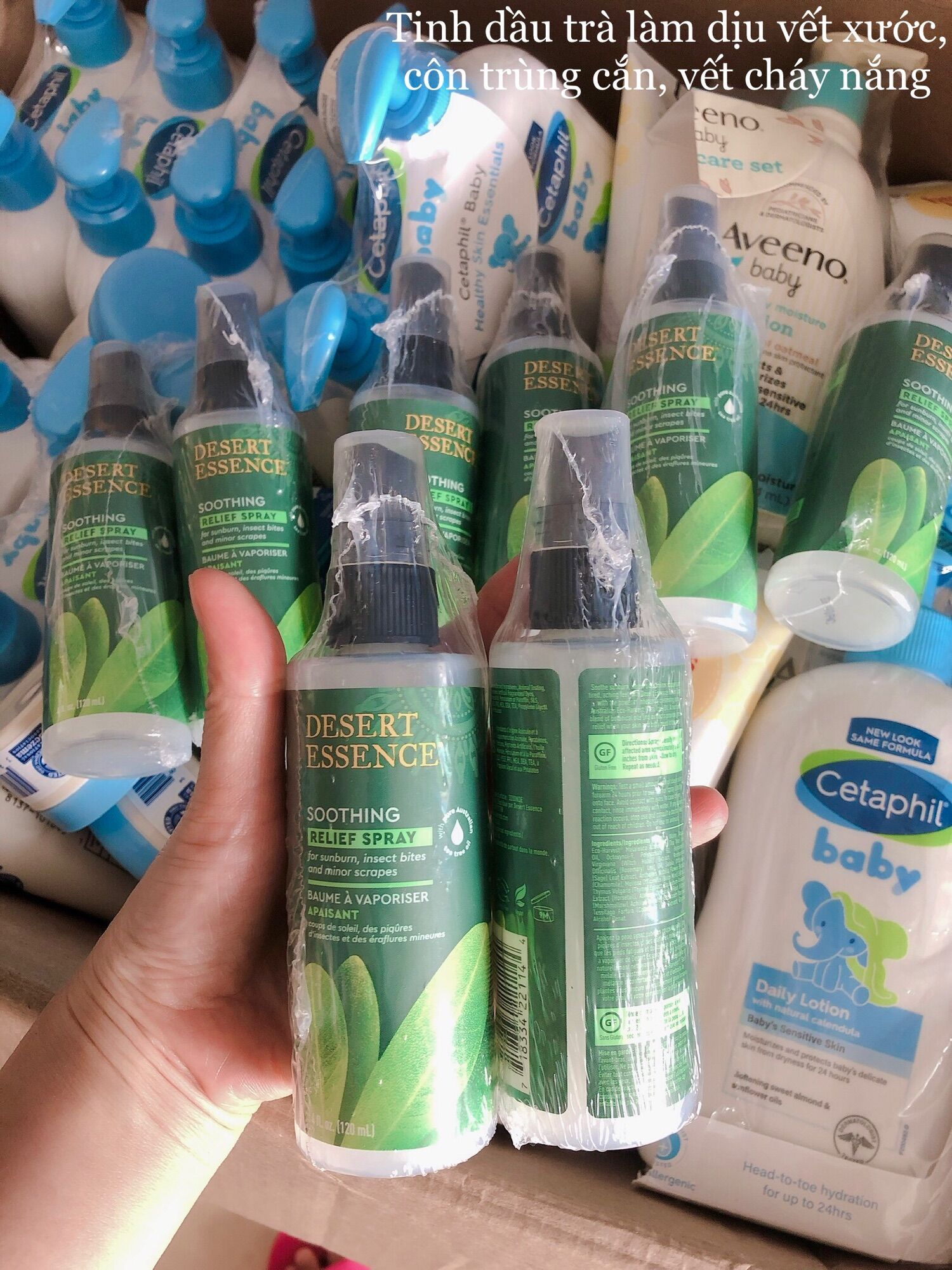 Tinh dầu trà Desert Relief Spray 118ml