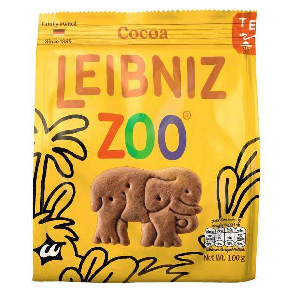 Bánh Quy Leibniz Zoo Hình Thú Gói 100G