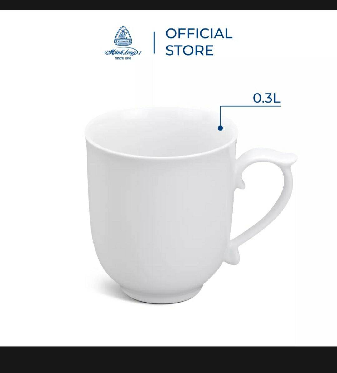 Set 2 ly sứ minh long 300ml