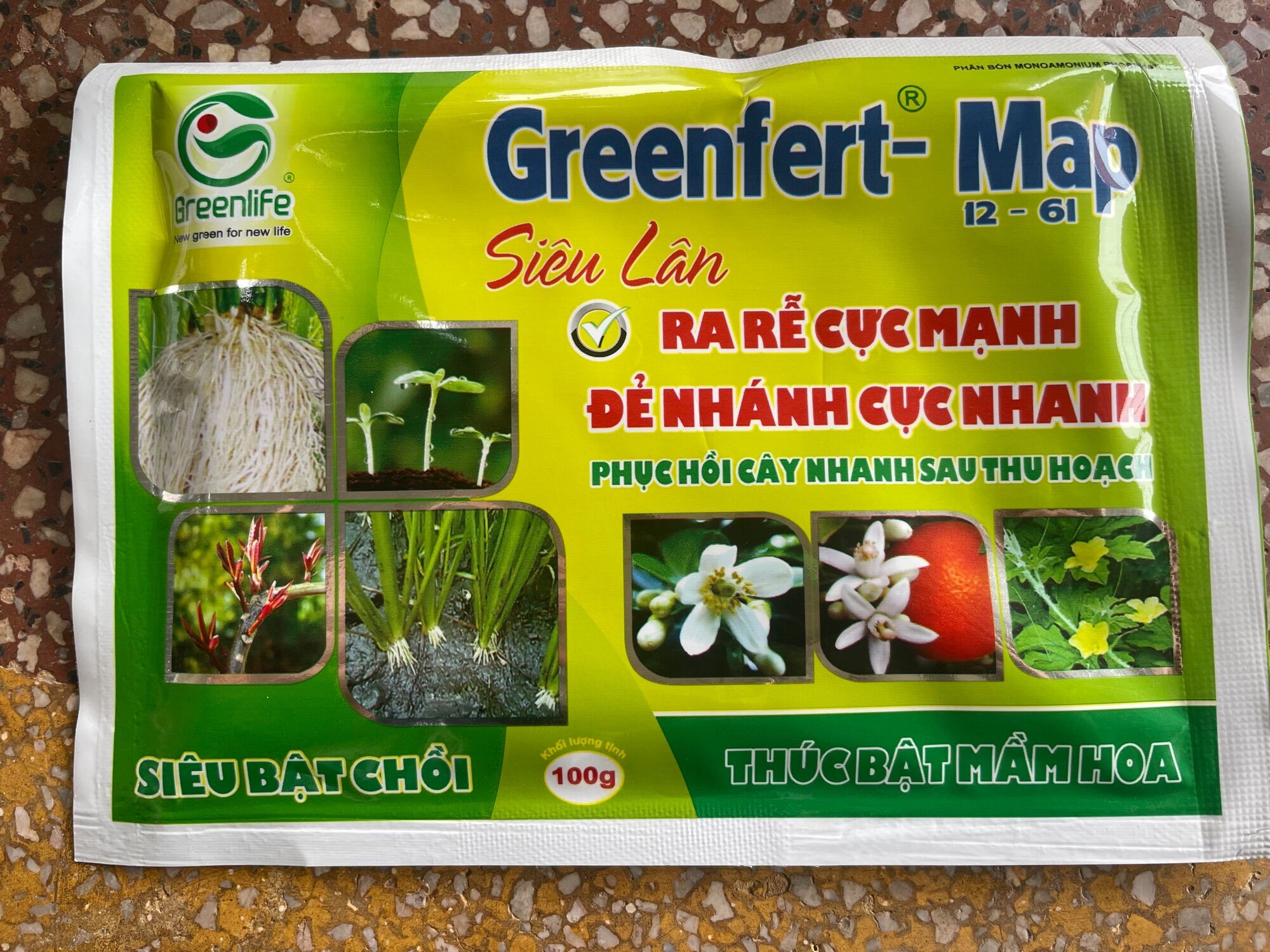 Phân bón kÍch rễ Map 100gr