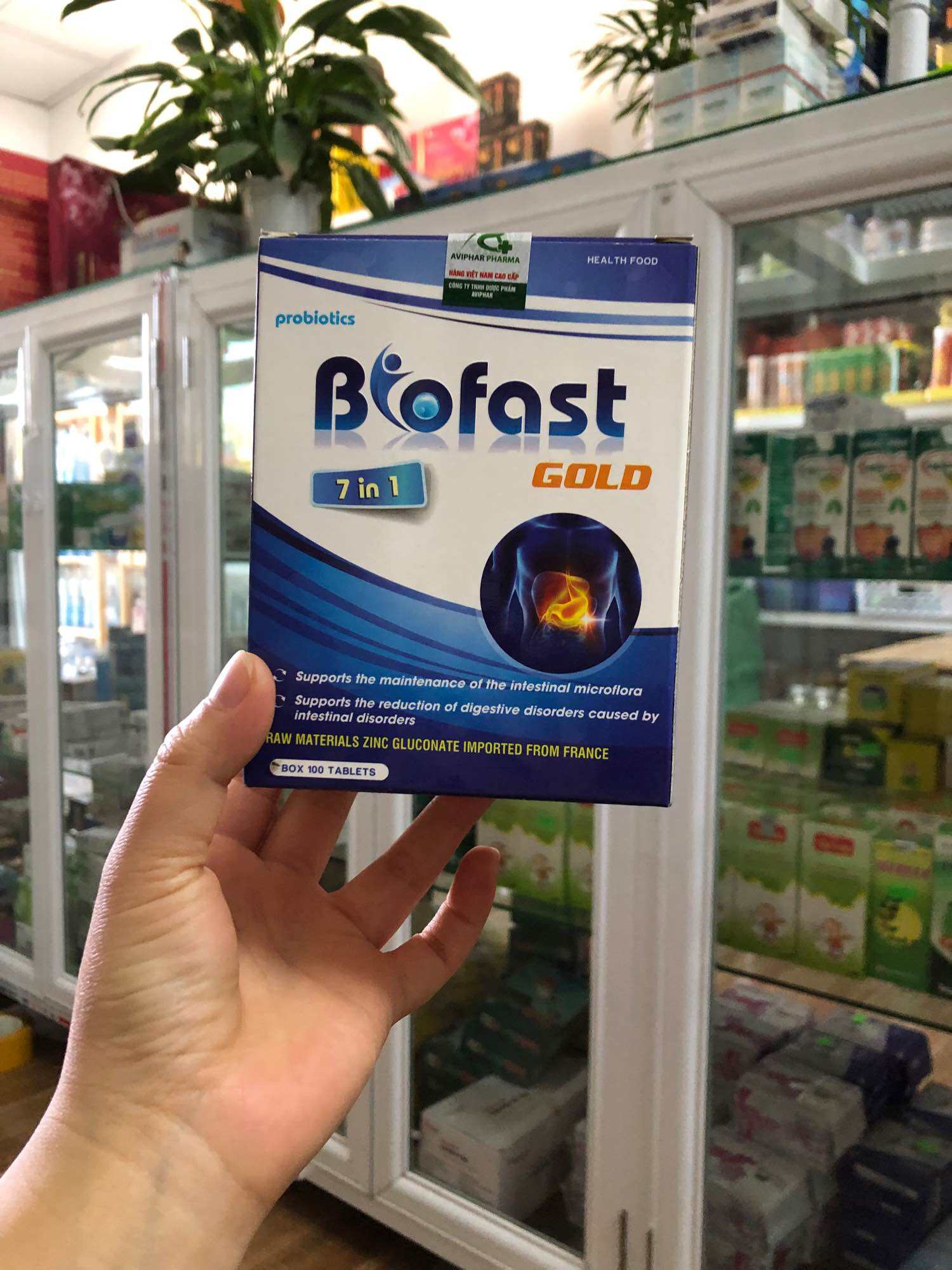 Men vi sinh Biofast Gold hỗ trợ duy trì hệ vi sinh đường ruột