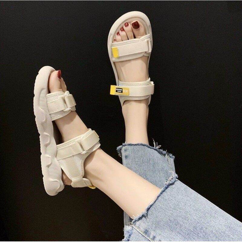 Giày sandal nữ quai ngang thời trang mẫu mới 1216