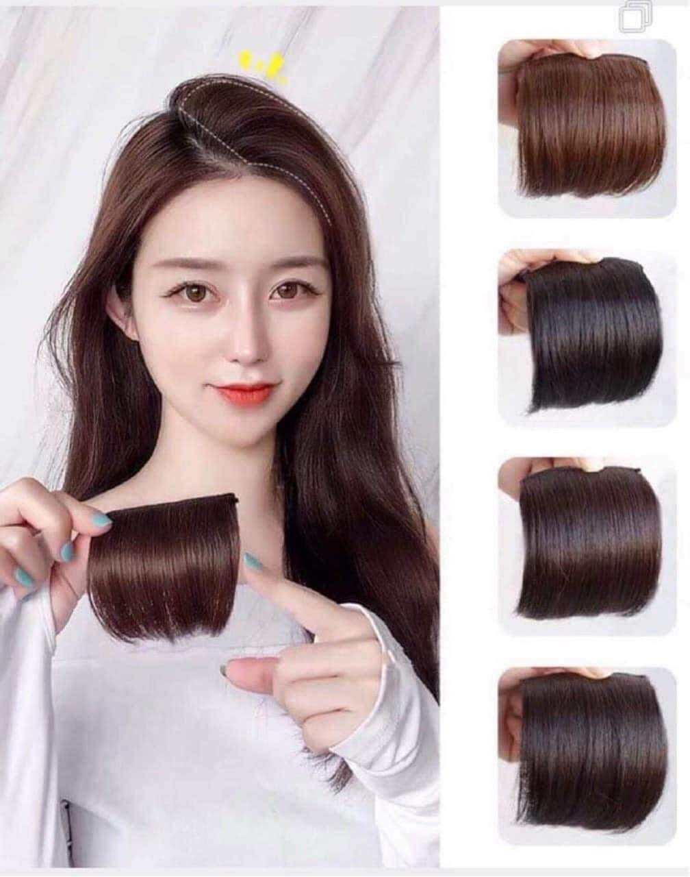 tóc giả độn phồng mái 2 bên siu hót nha