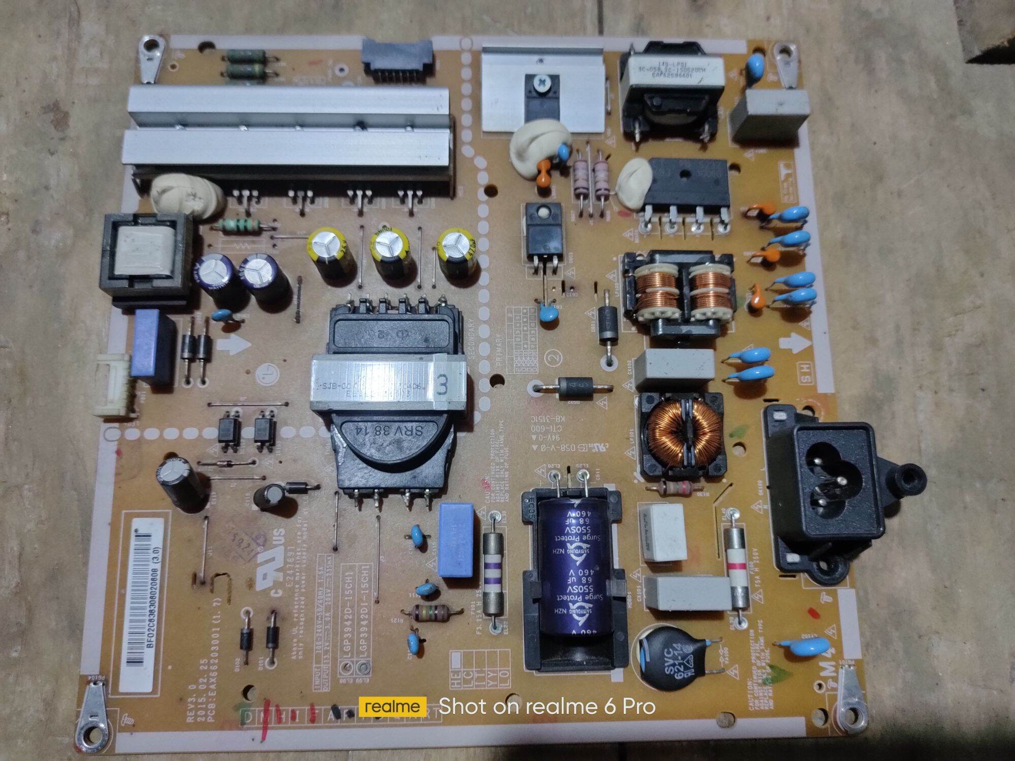 bo nguồn tivi LG