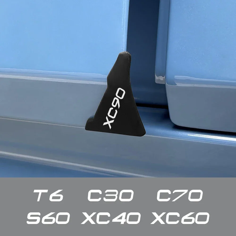 2 Chiếc Chống Va Chạm Cửa Xe Ô Tô Góc Có Cho Volvo Mô Hình Cao Su Bảo Vệ Cho XC90 XC60 C30 T6 S60 C7