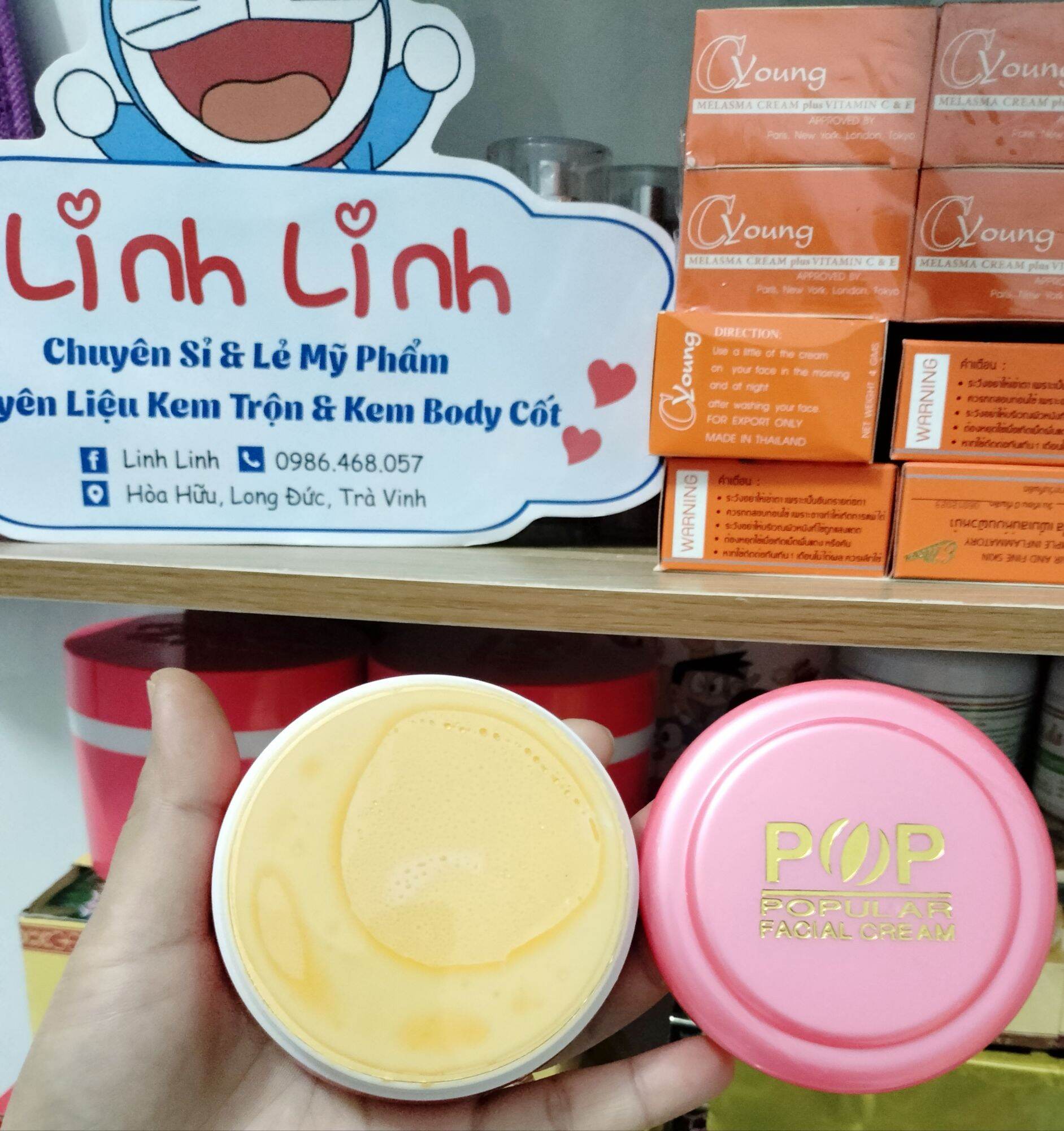 Kem pop dưỡng da hàng chuẩn thái lan 100g