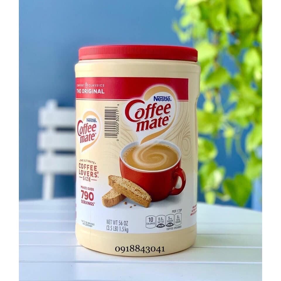 Bột kem béo pha Cafe Coffee Mate Original Hộp 1.5kg Mỹ