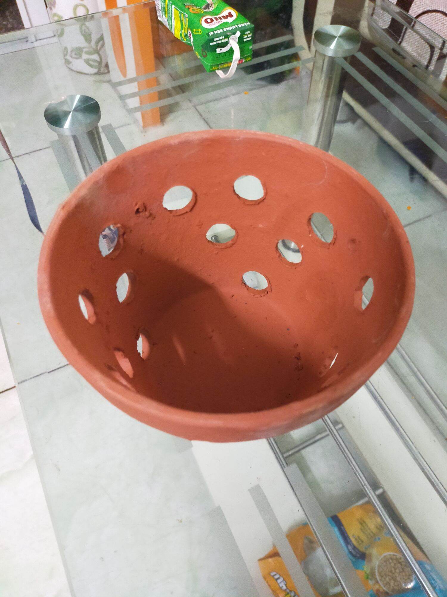 Chậu đất nung trồng lẫn size vừa