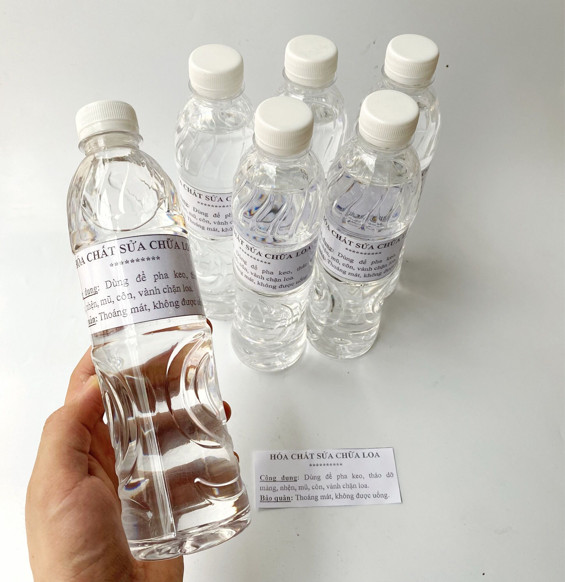 DUNG DỊCH PHÁ KEO, SỬA CHỮA LOA (CHAI 500ML)