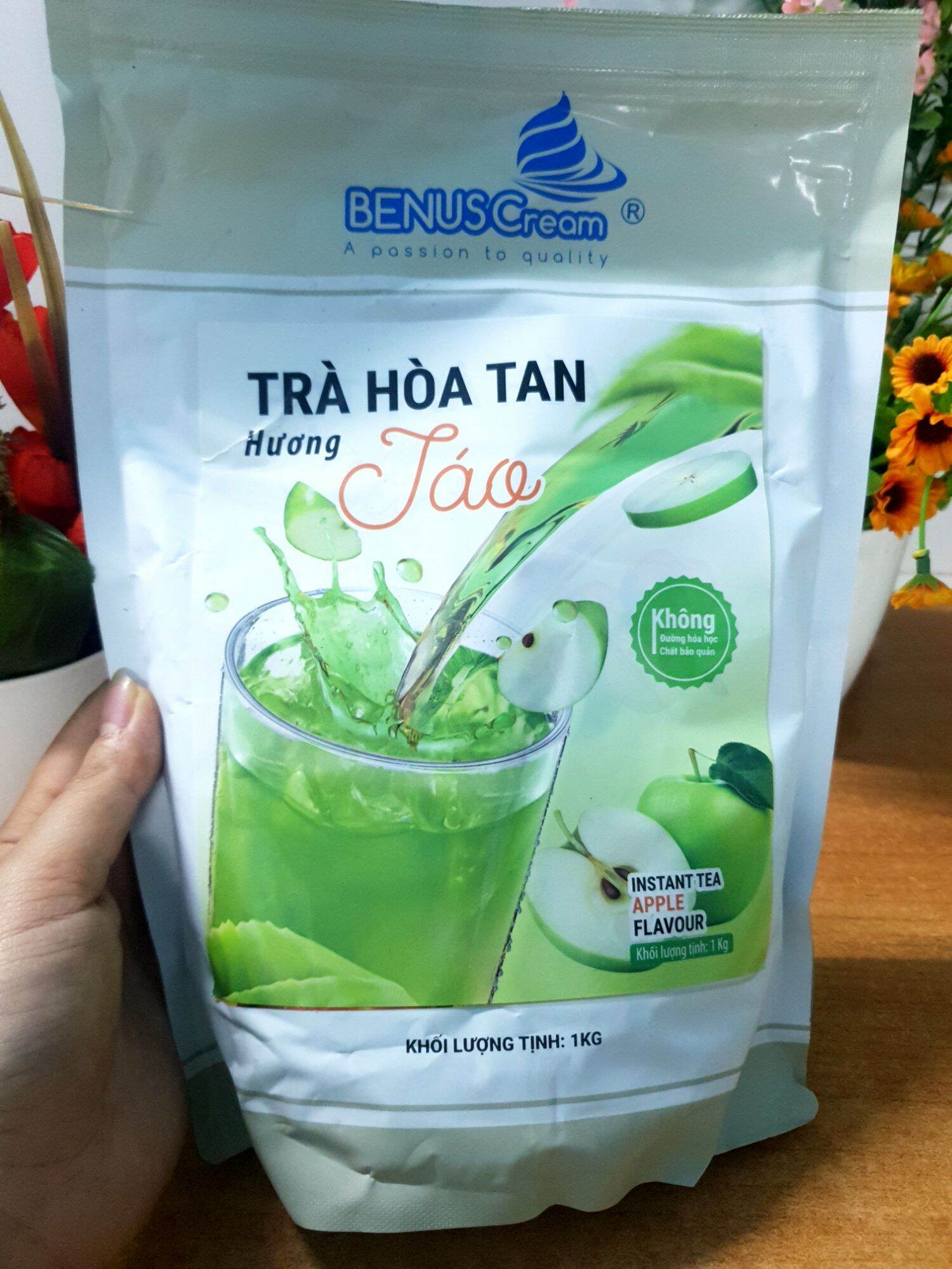 bột trà hòa tan táo 1kg