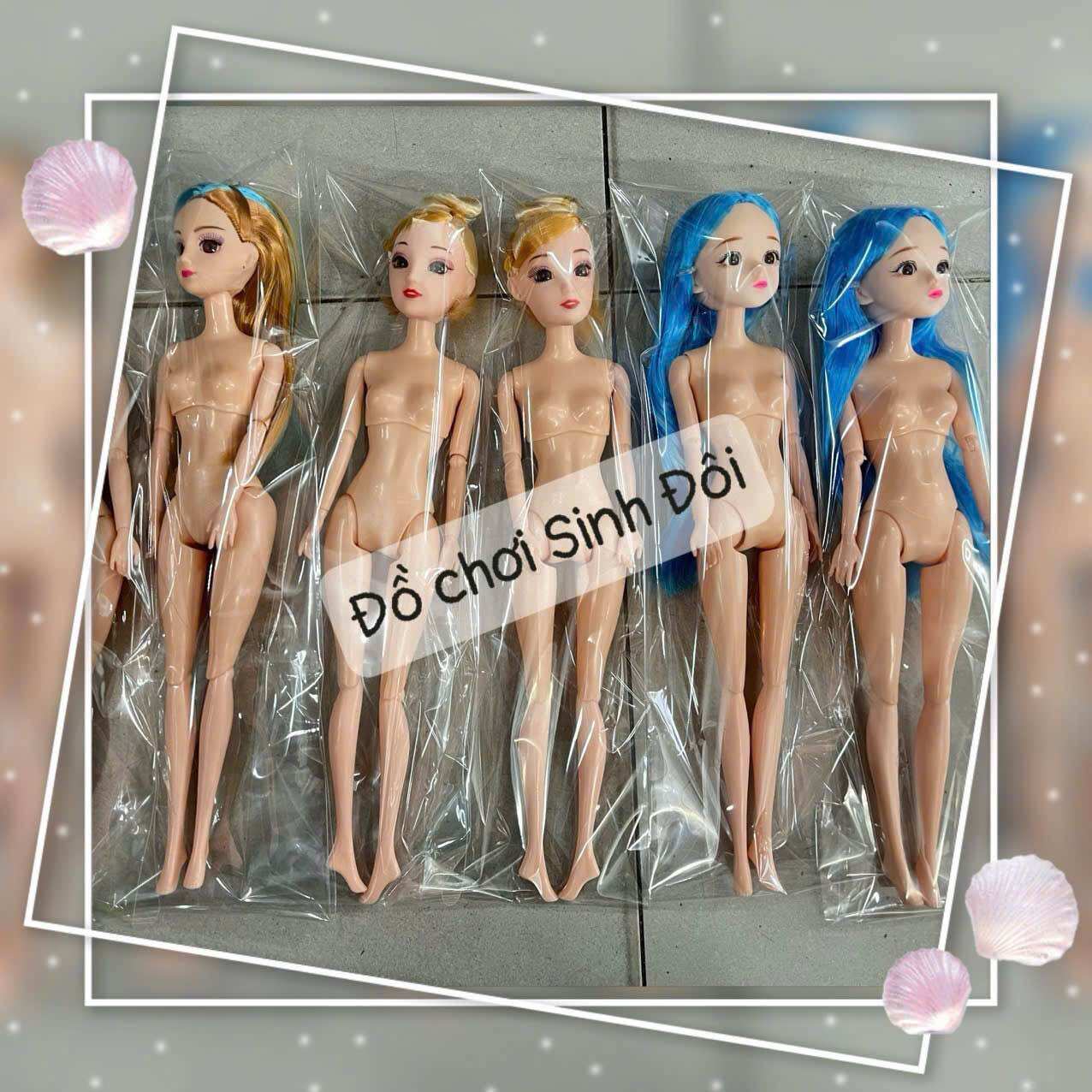 Búp bê 30 cm -thân 11 khớp mắt 3D - mẫu ngẫu nhiên- đồ chơi búp bê