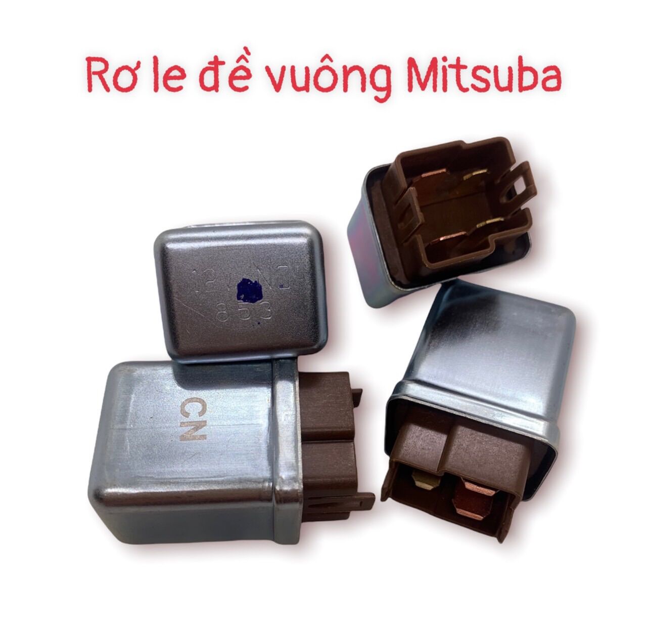 Rơ le đề vuông Zin Mitsuba DÙNG NHIỀU LOẠI XE MÁY