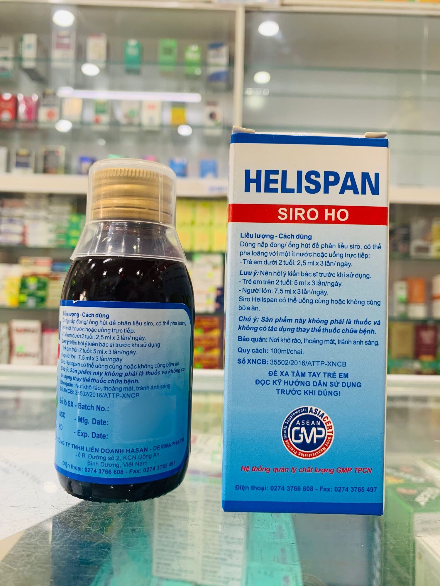 Siro ho Helispan - 100ml