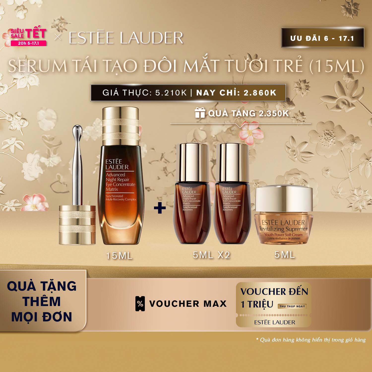 [PHIÊN BẢN MỚI] Tinh chất cô đặc vùng mắt Estee Lauder Advanced Night Repair Eye Concentrate Matrix 