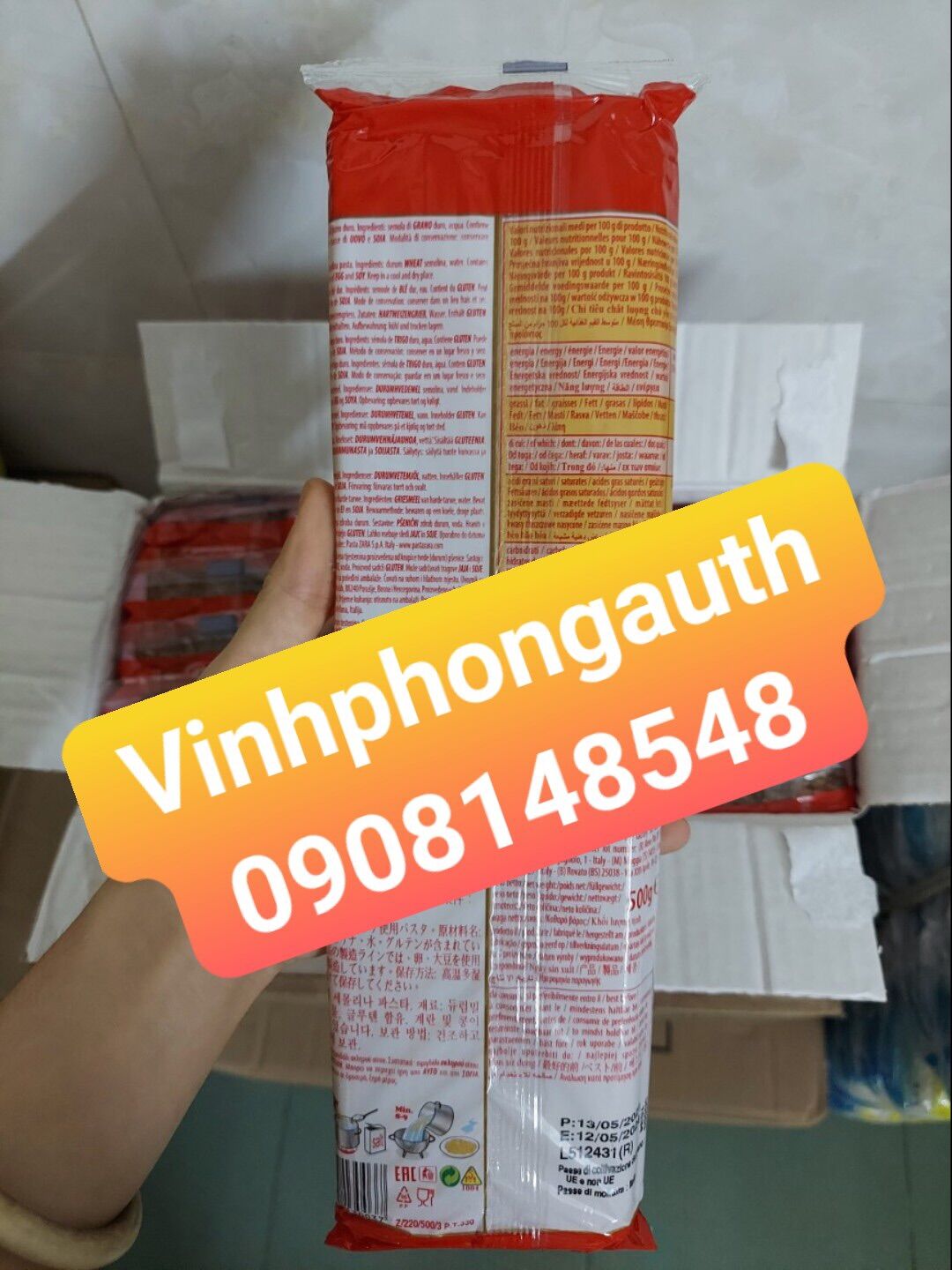 Mỳ ý spaghetti Pasta Zara 500gr