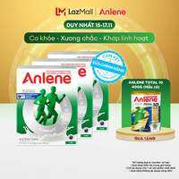 [Voucher giảm đến 16%][FREESHIP 0Đ TOÀN QUỐC] Combo 3 Sữa Bột Anlene Hương Vani 1.2Kg