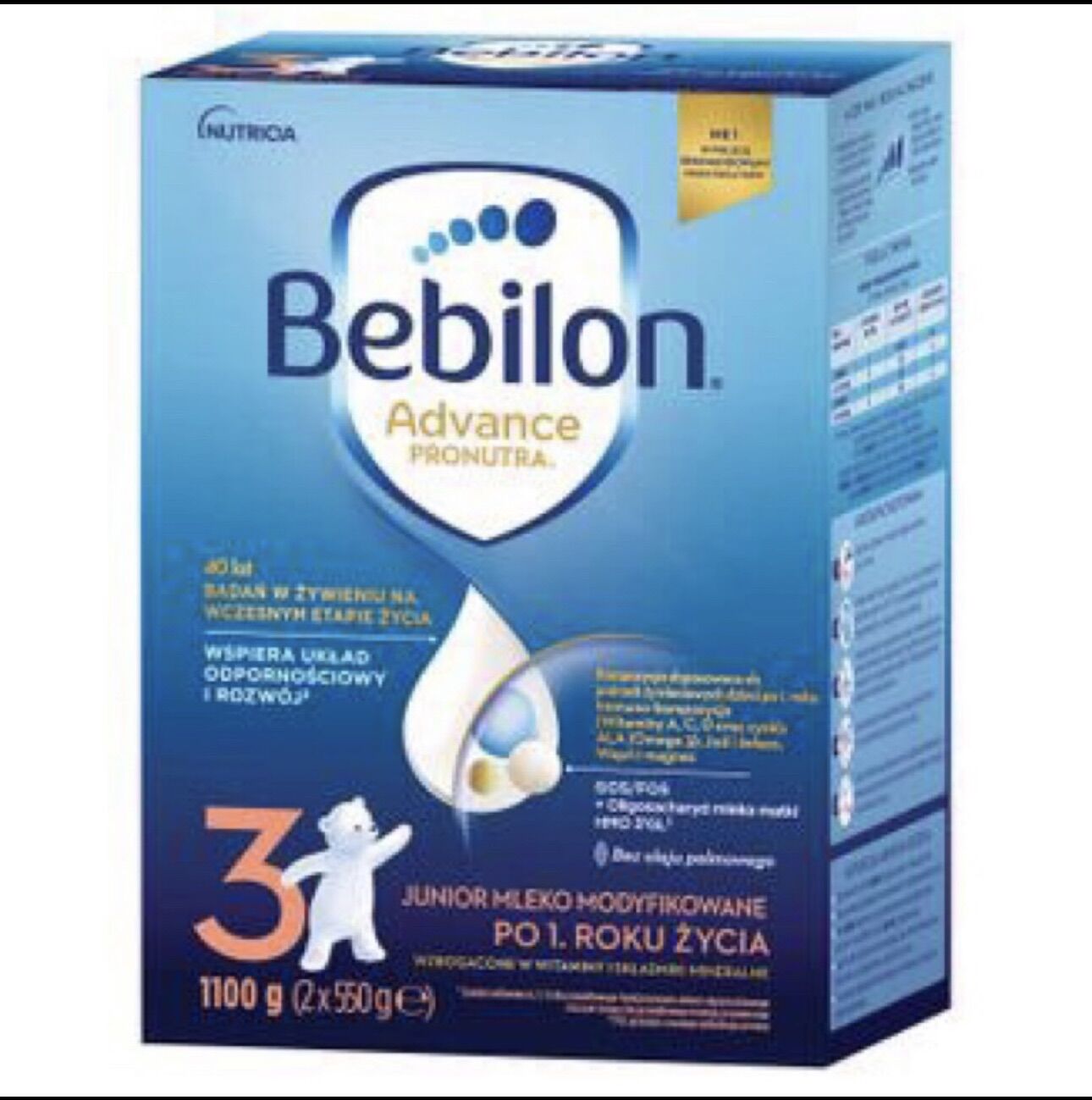 Sữa Bebilon Hộp Giấy 1.100 gr 1-2-3-4 (Cam kết chính hãng)