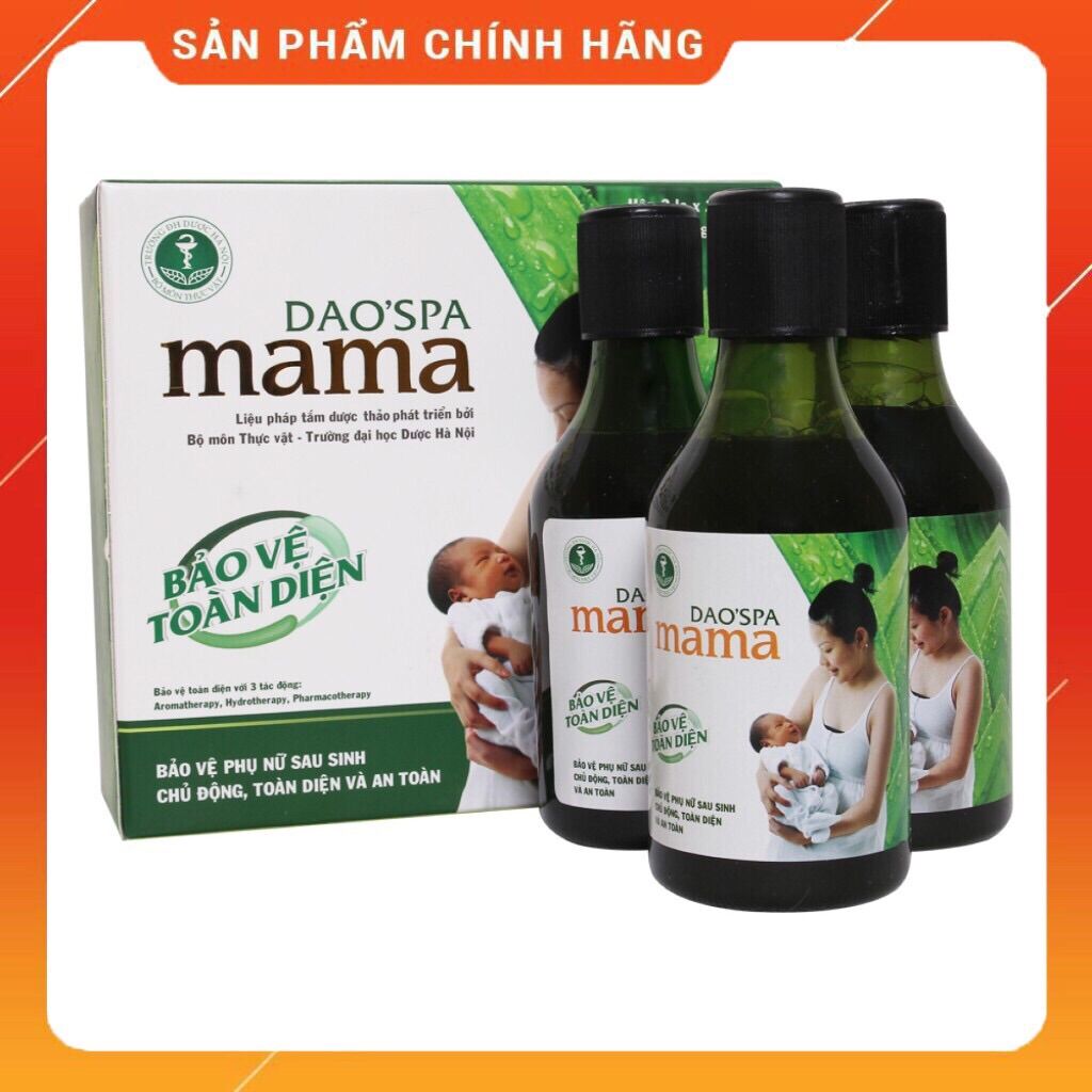 Tắm thảo dược DaoSpa mama 3 lọ/hộp