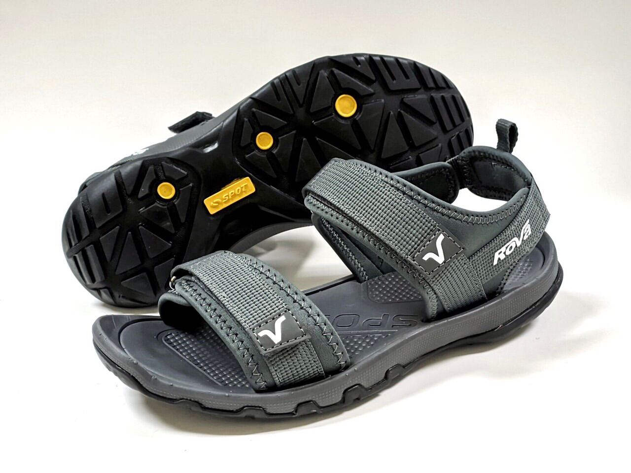 Giày sandal nam, giày quai hậu nam Rova khoá dán năng động