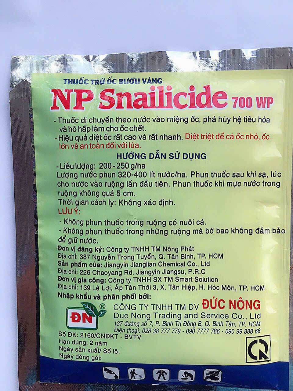 Bột Pha Nước Diệt Ốc nhỏ và ốc lớn chết sạch dạng phun