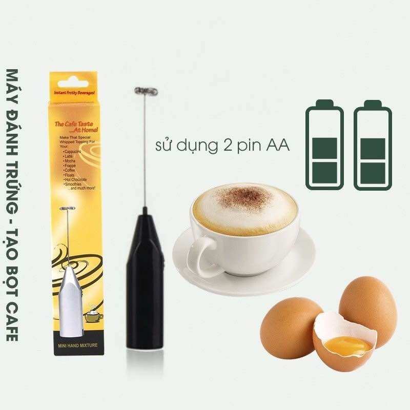 Máy đánh tạo bọt sữa, Cafe mini 016Y Không Kèm Pin