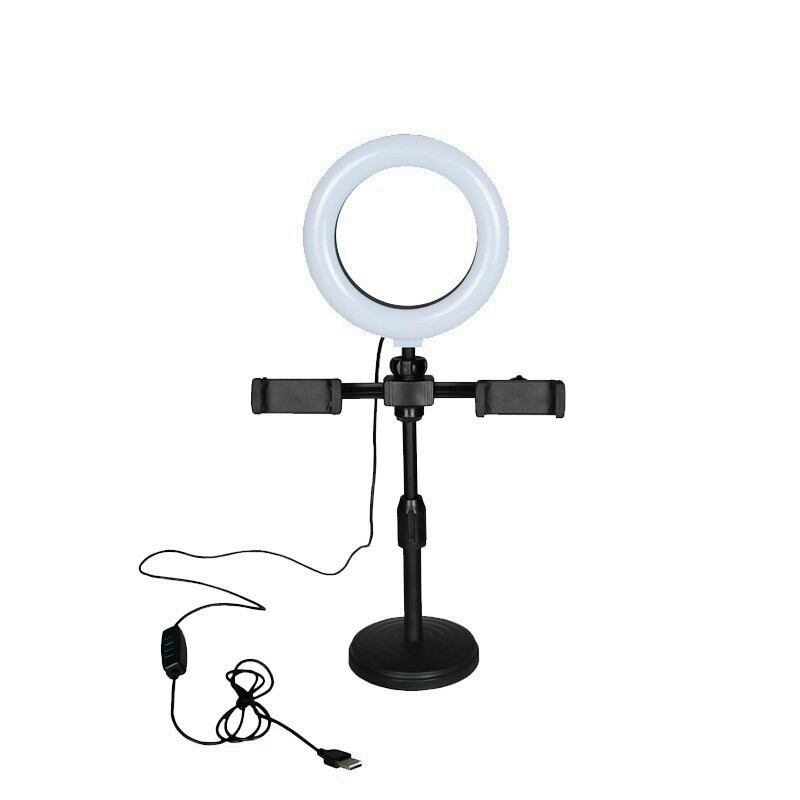 Đèn live streaml Led có gương 3 màu