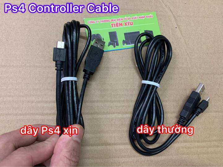 cáp usb tay cầm Ps4 dây sạc tay ps4 sạc Ps4 xịn có data dùng cho cả Xbox One – No Brand – top1shop