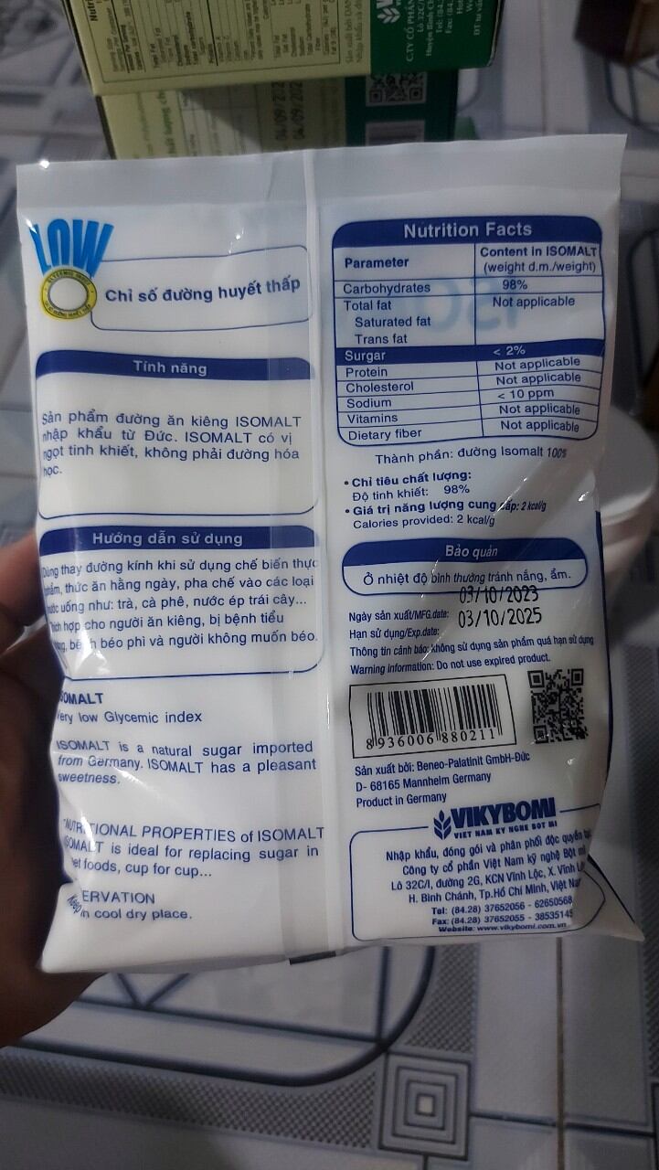[HCM]Đường ăn kiêng isomalt 300g