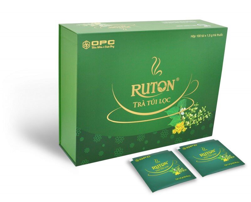 Trà túi lọc ruton - 100 túi/hộp - thanh nhiệt, giải độc