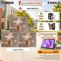 Combo 3 hộp Cà phê sữa NESCAFÉ Signature Hộp 10 gói THƠM NỒNG VỊ ĐẬM