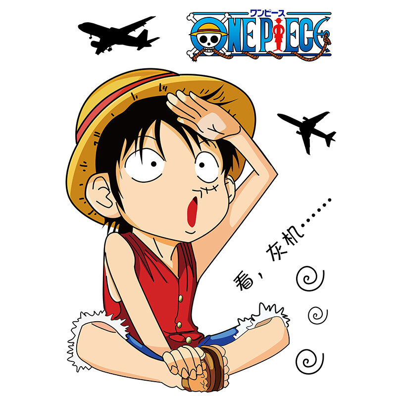 Giấy dán vali Luffy One Piece: \