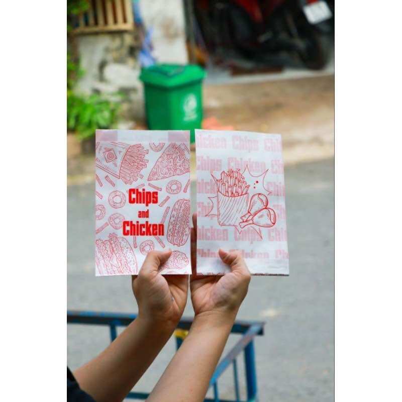 Túi gà rán -khoai tây chiên (1000 cái)