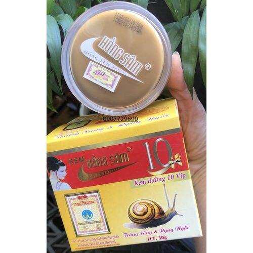 KEM DƯỠNG DA HỒNG SÂM VIP 10