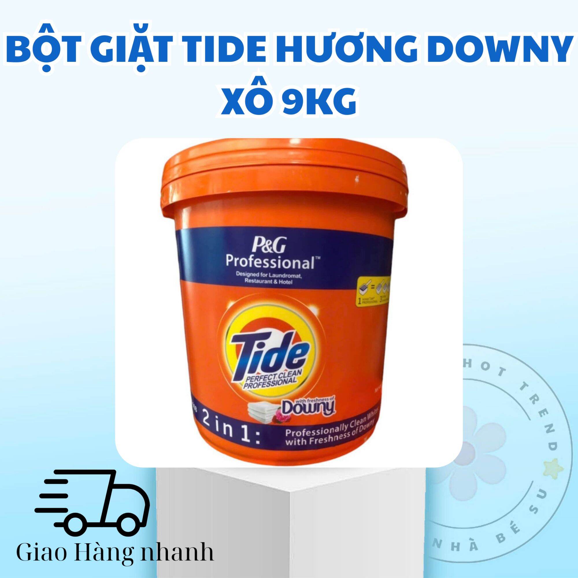 Bột Giặt Tide Xô 9Kg Hương Downy Date 2028