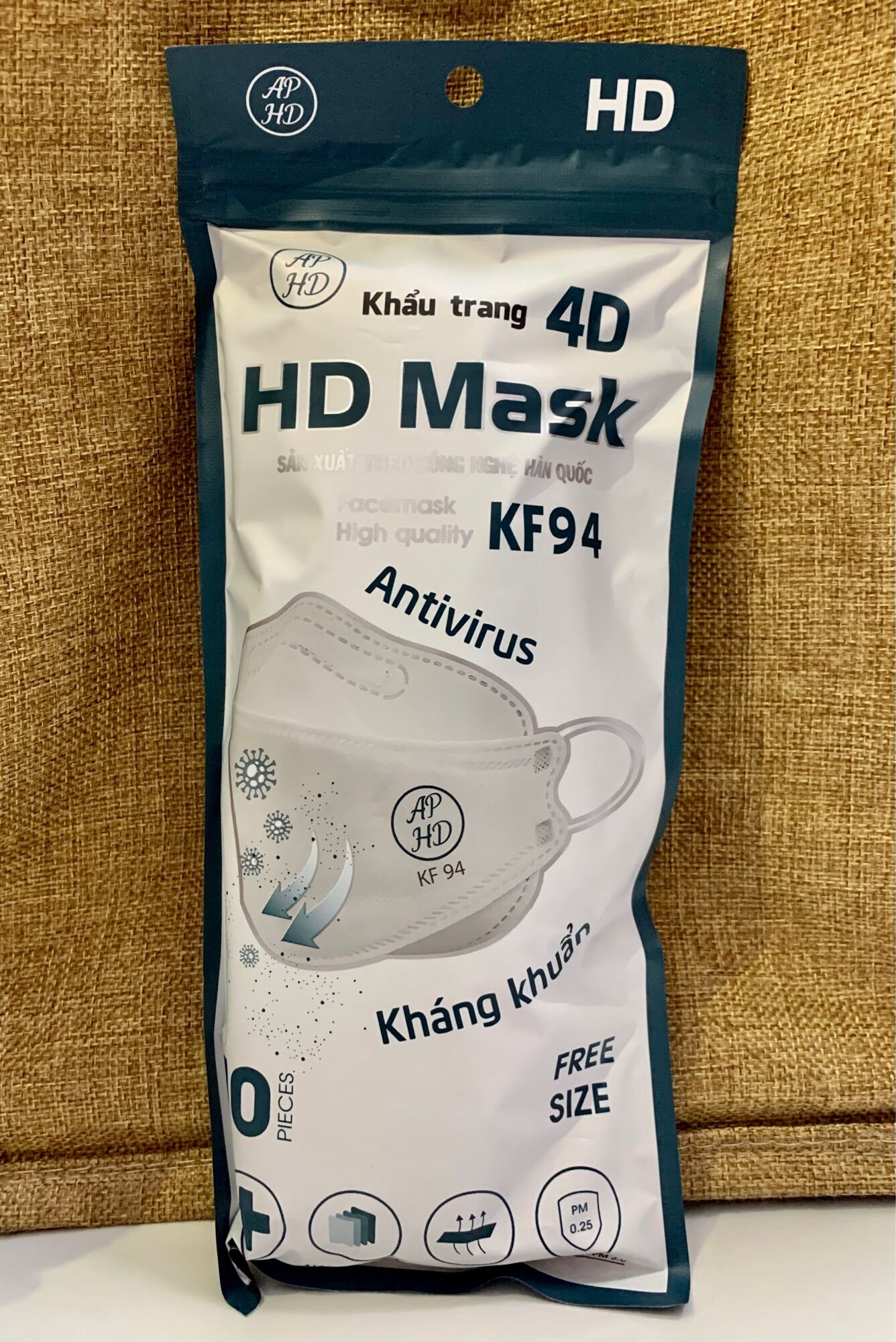 Khẩu trang kháng khuẩn 4D KF 94