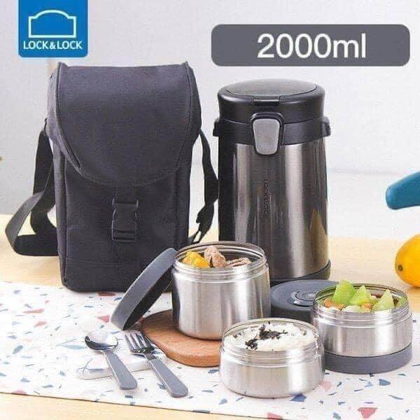 BỘ HỘP CƠM GIỮ NHIỆT EASY TAKE LOCK&LOCK-LHC8034