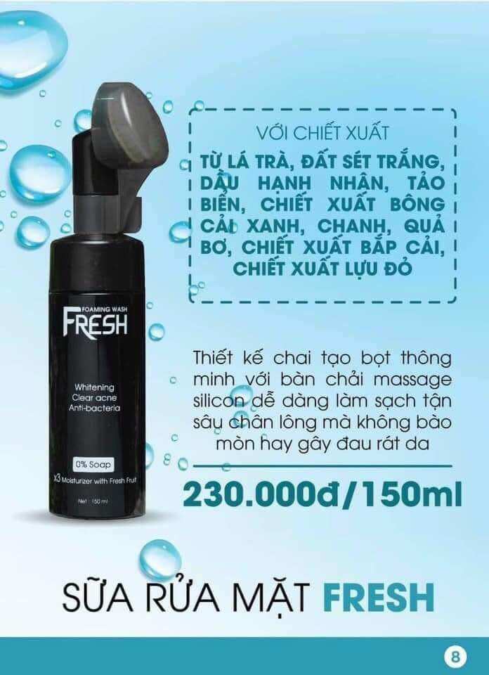 Sữa Rửa Mặt Fresh DR CELL 150ml