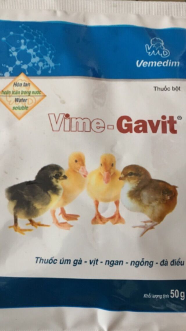 Sản phẩm úm gà vịt , vime gavit 50g/ gói