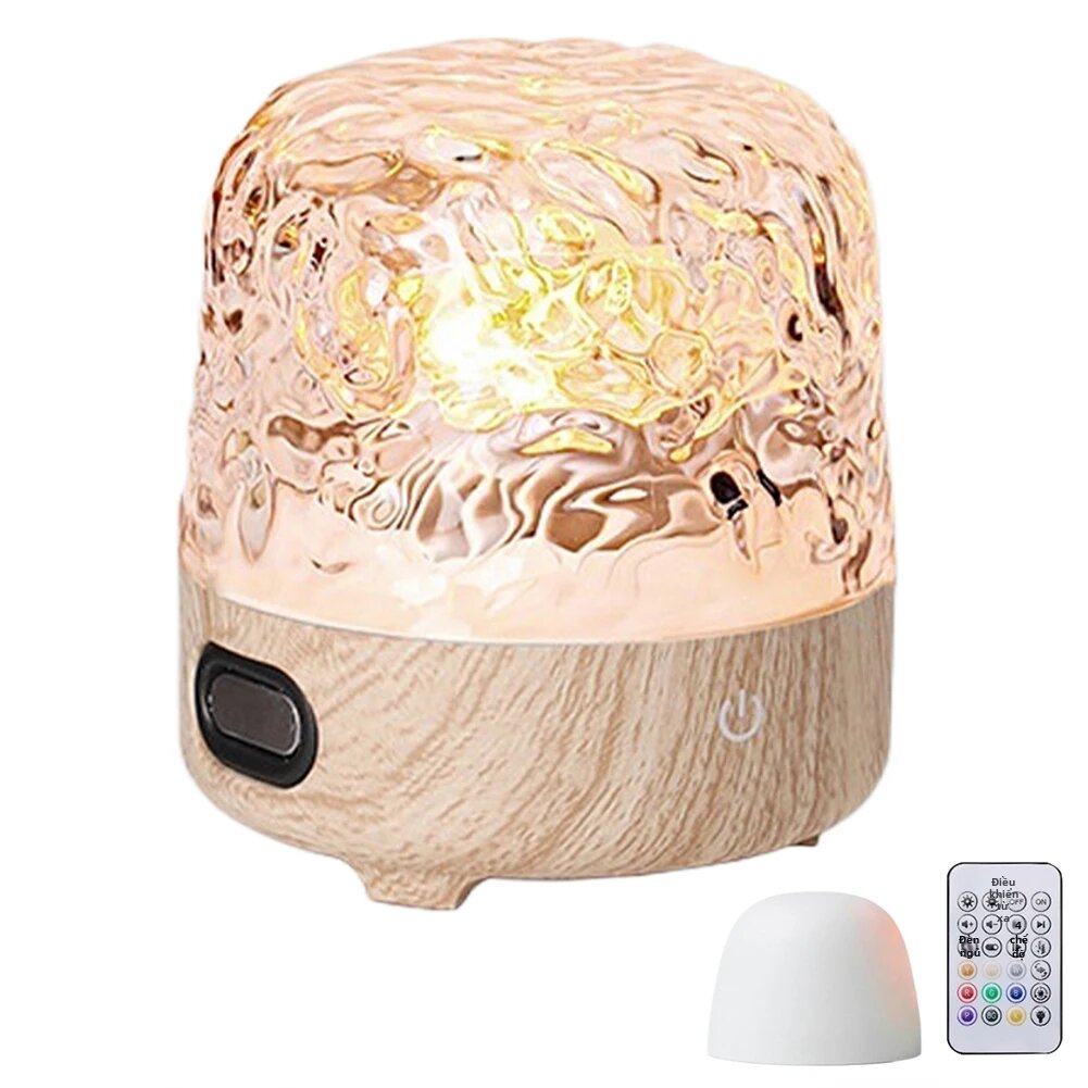 Đèn Chiếu Sóng Đại Dương Aurora Có Điều Khiển Từ Xa 16 Màu Loa Bluetooth Không Dây Đèn Ngủ Xung Quanh Để Trang Trí Phòng Quà Tặng Sinh Nhật