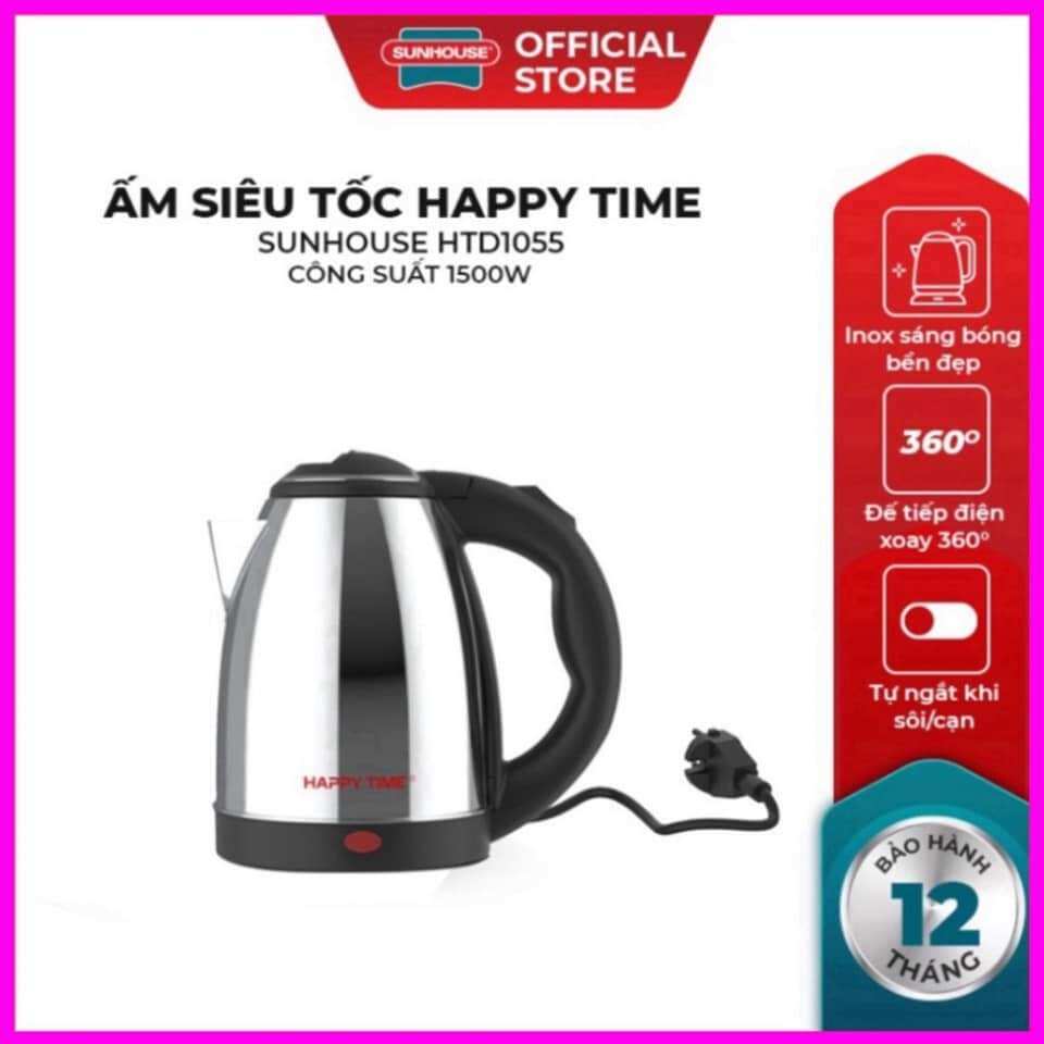 Ấm siêu tốc Sunhouse Happy Time 1lit8