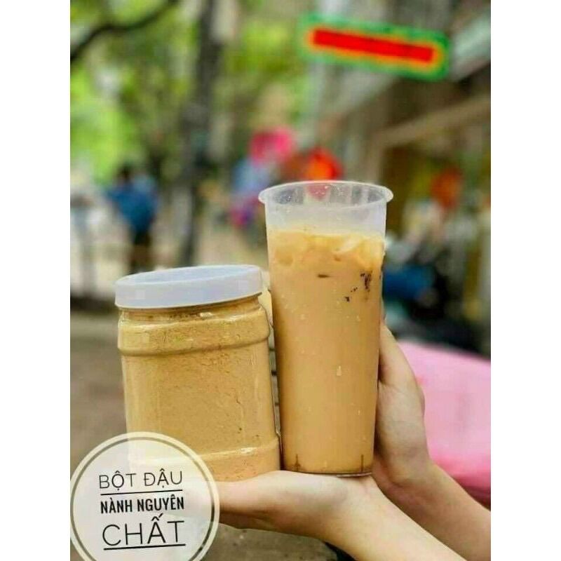 1Kg Bột Đậu Nành rang nguyên chất thơm ngon (2hũ 500g)