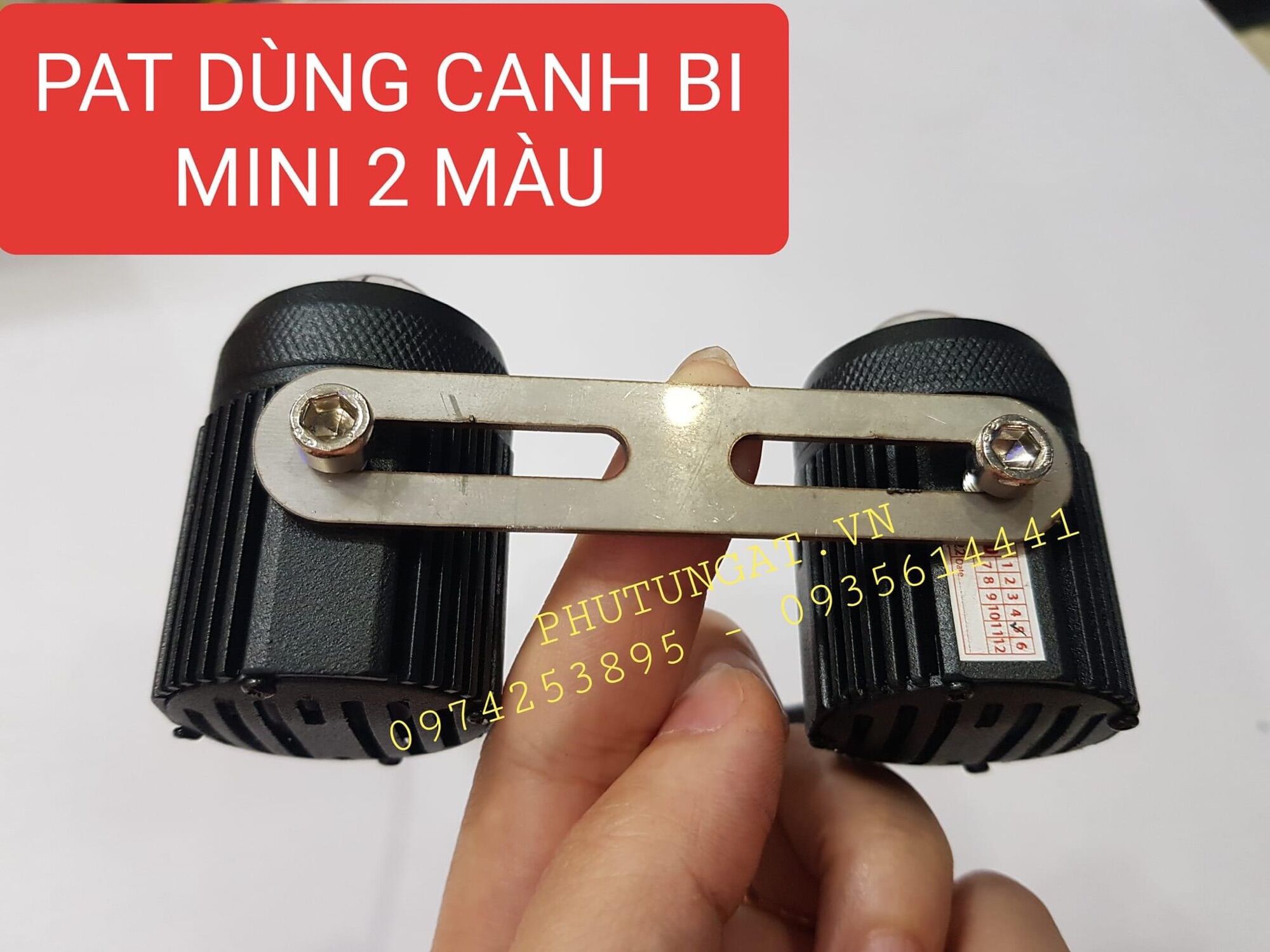 Pat canh bi mini chất liệu inox dày 3ly ( 1 cái)