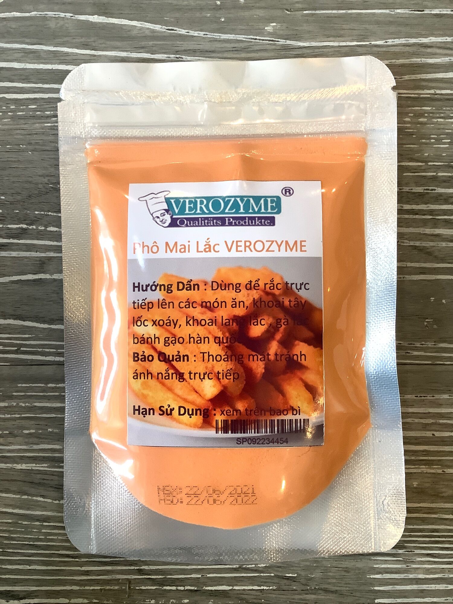 Bột Phô Mai Cam Verozyme 100gam